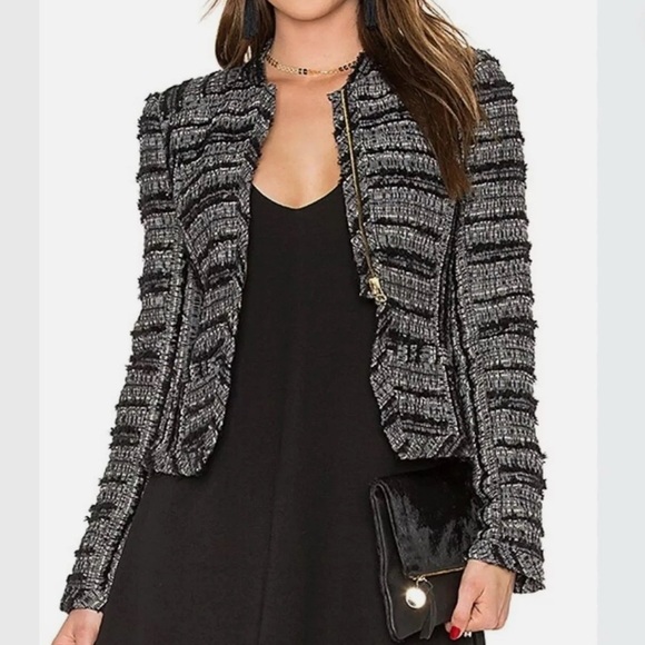 Derek Lam Jackets & Blazers - Derek Lam 10 Crosby Black and Gray Women's Tweed Jacket